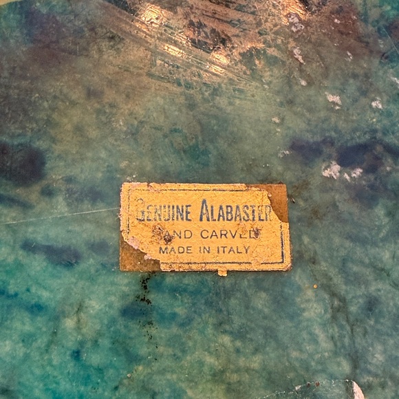 Vintage Italian alabaster ashtray - Picture 8 of 9